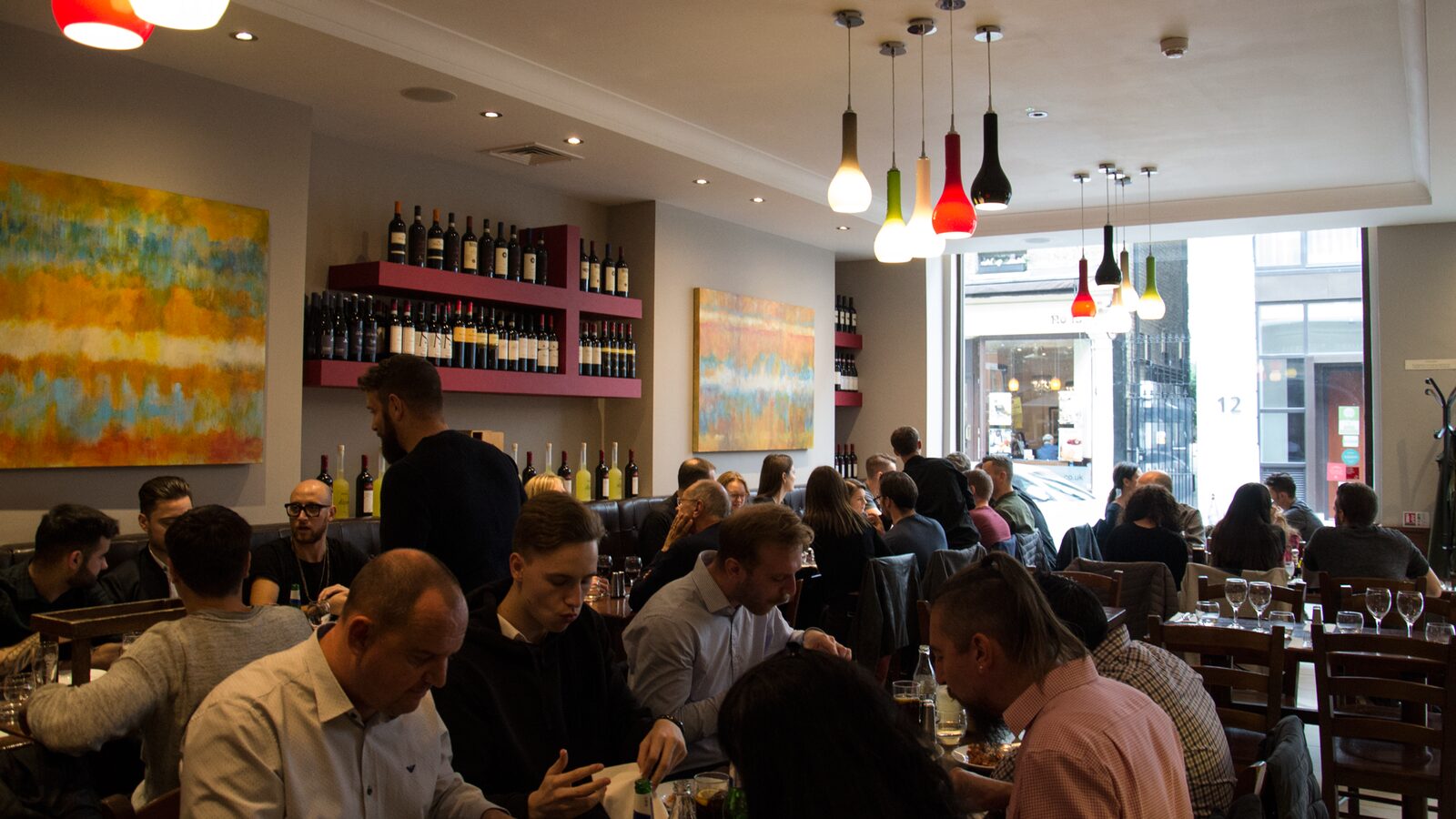Sartori dining room, full service