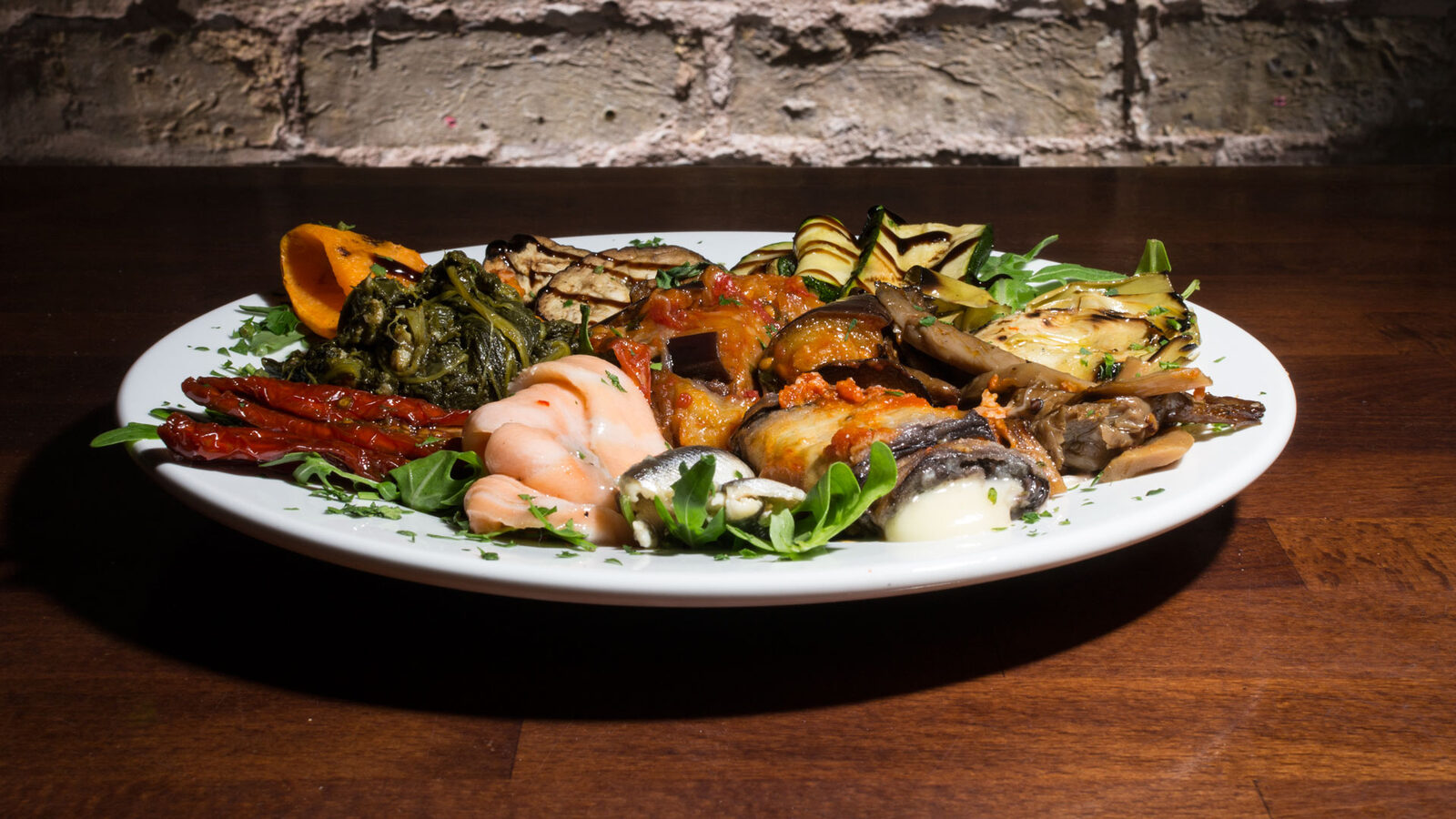 Seafood antipasto platter, part of Sartori's pre-theatre set dinner menu