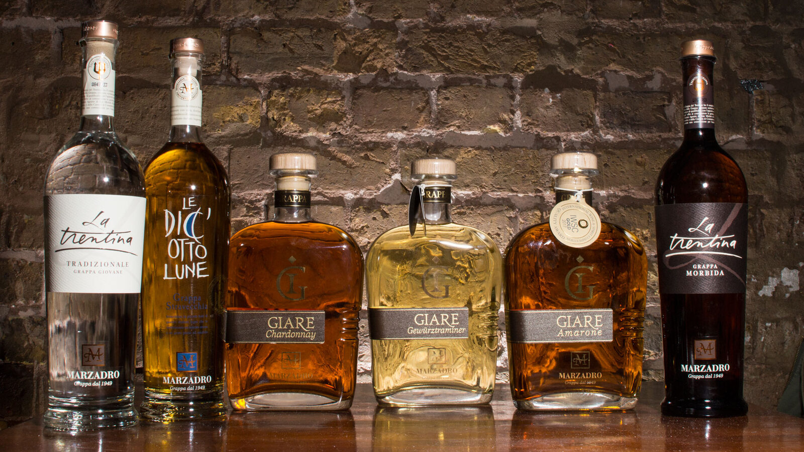 Selection of whisky at Sartori