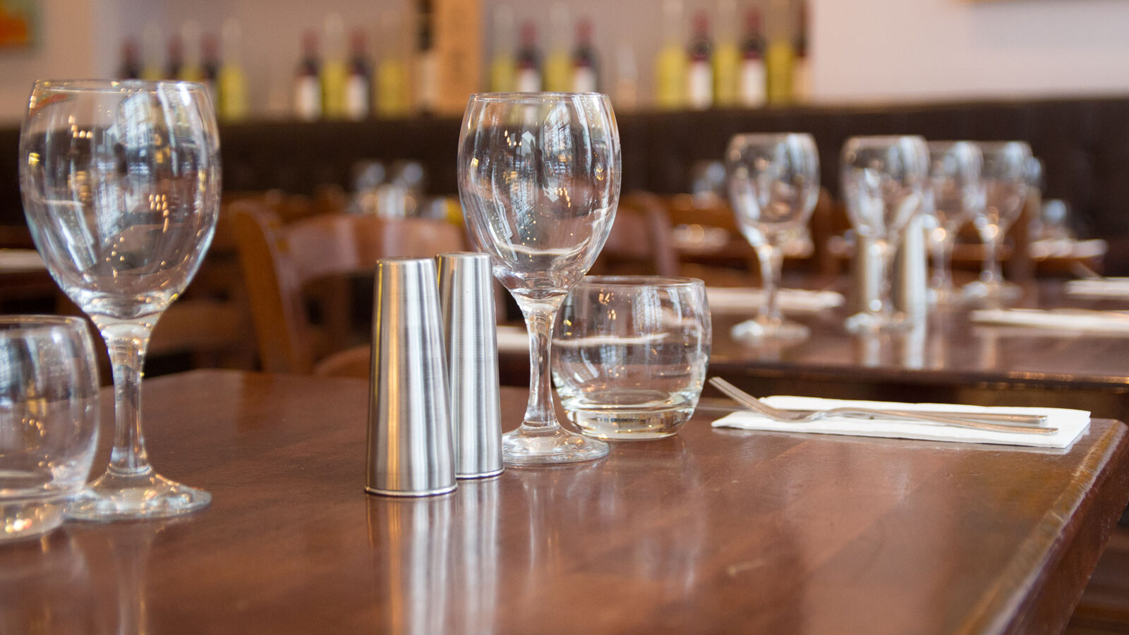 Inside Sartori, on Great Newport Street in central London