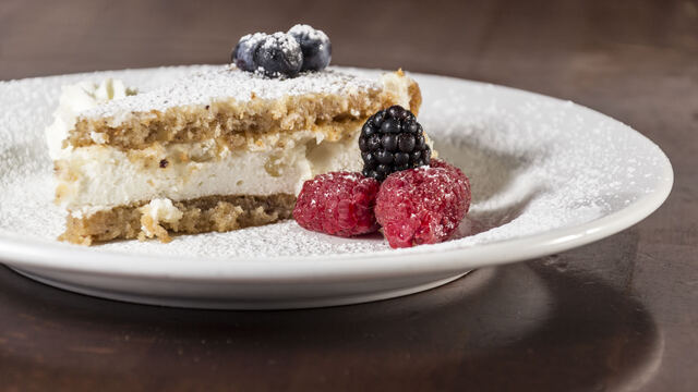 Tiramisù with mixed berries